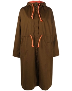 Парка с капюшоном, зеленый Msgm