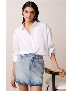 Винтажная джинсовая мини-юбка, синий Next