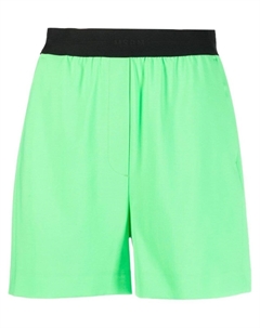 Шорты с логотипом, зеленый Msgm