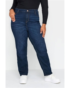 Рубиновые джинсы с прямыми штанинами, синий Yours