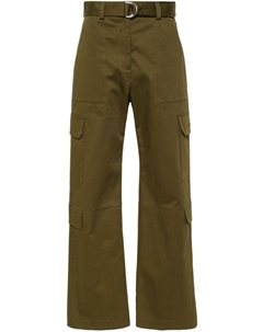 Прямые брюки карго, зеленый Msgm