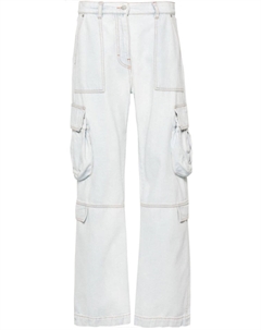 Прямые джинсы средней посадки, синий Msgm