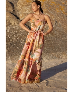 Оранжевый сарафан Myleene Klass с принтом, мультиколор Next