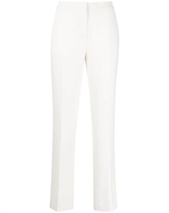 Узкие брюки строгого кроя, нейтральный цвет Theory