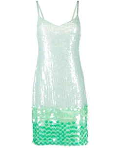 Платье мини Gigi с пайетками, зеленый Parosh