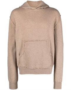 Худи из смесовой шерсти, нейтральный цвет Maison margiela