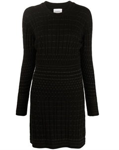 Кашемировое платье мини, черный Barrie