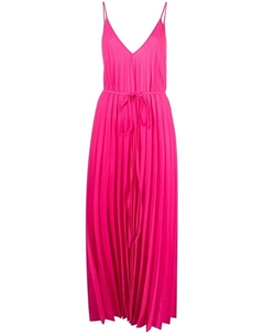 Плиссированное платье макси Palmer, розовый Parosh