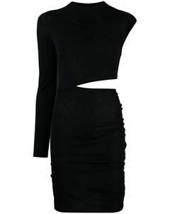 Платье мини с одним рукавом, черный Isabel marant