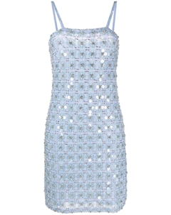 Платье мини Ginny со стразами, синий Parosh