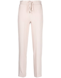 Брюки кроя слим с кулиской, нейтральный цвет Blumarine