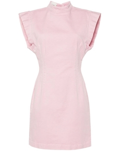 Платье мини с открытой спиной, розовый Isabel marant