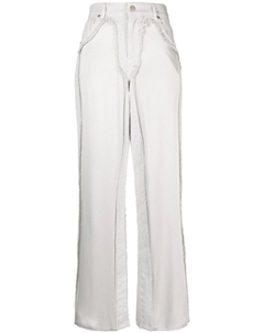 Джинсы с завышенной талией, серый Blumarine