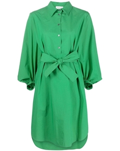 Платье-рубашка с поясом, зеленый Parosh