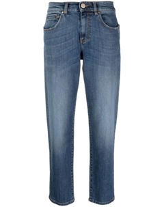 Укороченные джинсы средней посадки, синий Lorena antoniazzi