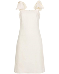 Льняное платье миди А-силуэта, нейтральный цвет Chloe