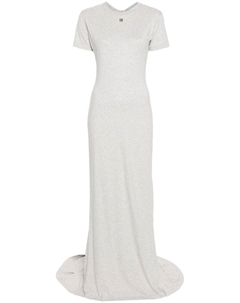 Платье-футболка макси, серый Giuseppe di morabito