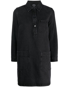 Джинсовое платье мини Aurelia, черный A.p.c.