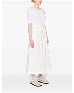 Платье-футболка со вставками, белый Herno