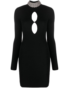 Мини-юбка в рубчик, черный Giuseppe di morabito