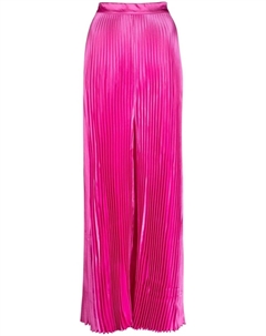 Плиссированные брюки с завышенной талией, розовый L'idée