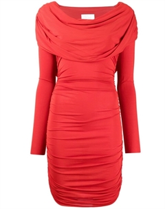 Платье мини с воротником-хомутом, красный Giuseppe di morabito