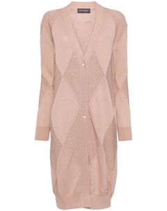 Кардиган тонкой вязки, розовый Lorena antoniazzi