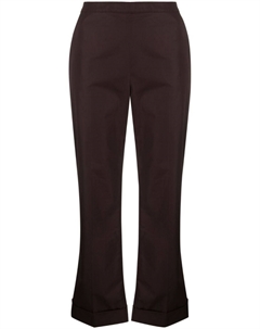 Укороченные брюки bootcut, коричневый Aspesi
