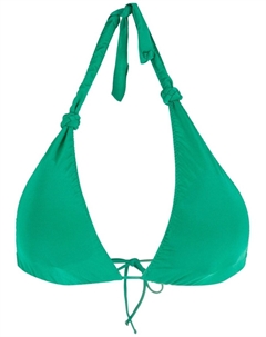 Лиф бикини Rings с вырезом халтер, зеленый Clube bossa