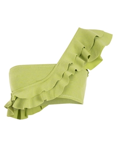 Лиф бикини с оборками, зеленый Clube bossa