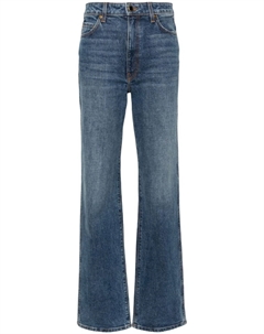 Узкие джинсы The Danielle с завышенной талией, синий Khaite