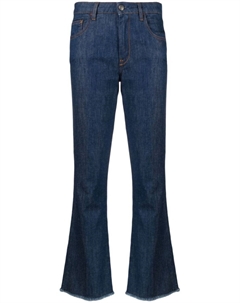 Укороченные джинсы средней посадки, синий Fay