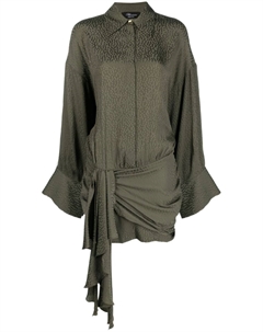 Платье-рубашка в горох, зеленый Blumarine