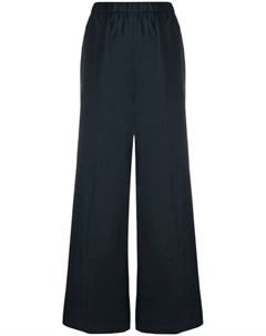 Поплиновые брюки прямого кроя, синий Aspesi