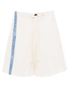 Широкие брюки с логотипами на лампасах, белый Jw anderson