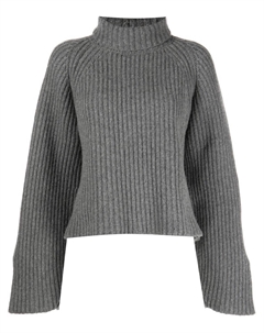 Джемпер Genoa с высоким воротником, серый Khaite