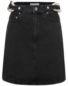 Джинсовая юбка миди, черный Jw anderson
