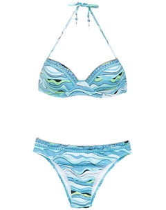 Бикини с вышивкой, синий Amir slama