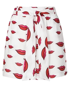 Шорты с принтом, белый Amir slama