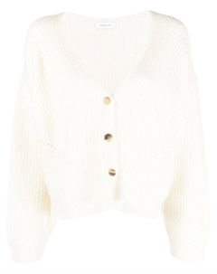 Кардиган с V-образным вырезом, белый Fabiana filippi