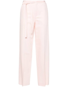 Прямые брюки с поясом, розовый Kenzo