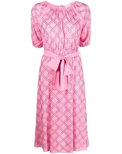 Платье с поясом и стразами, розовый Parosh