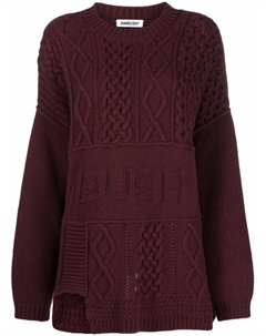 Джемпер фактурной вязки, красный Ambush