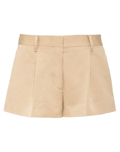 Шорты чинос средней посадки, нейтральный цвет Miu miu