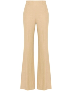 Брюки bootcut средней посадки, нейтральный цвет Ermanno scervino