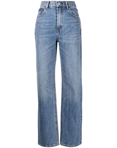 Прямые джинсы средней посадки, синий Alexander wang