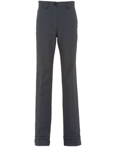 Прямые брюки, серый Miu miu