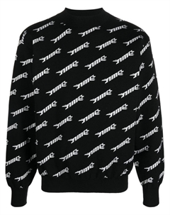 Logo-intarsia crew-neck jumper, черный Ambush