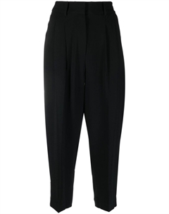 Укороченные брюки с завышенной талией, черный Michael michael kors