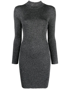 Платье в рубчик с люрексом, черный Michael michael kors